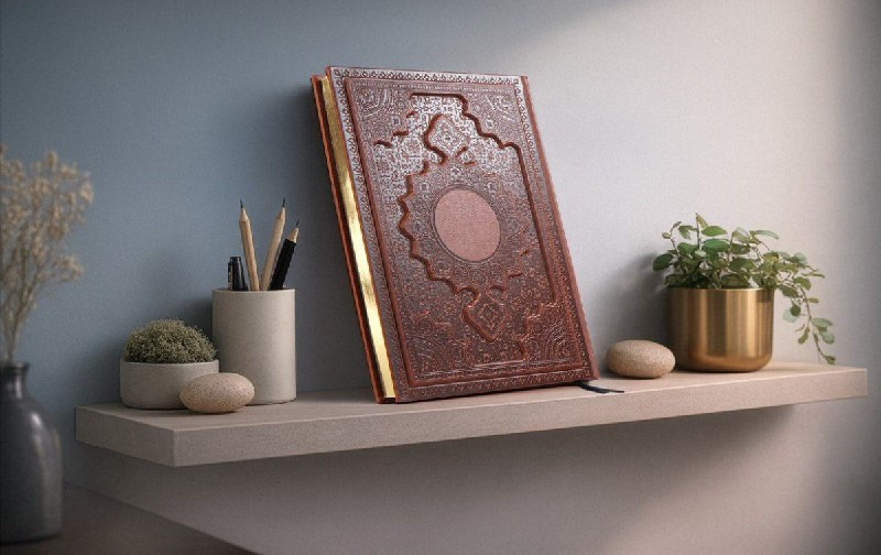 کد 59: سالنامه  حافظ وزیری ترموبرجسته طرح شمس لب طلا